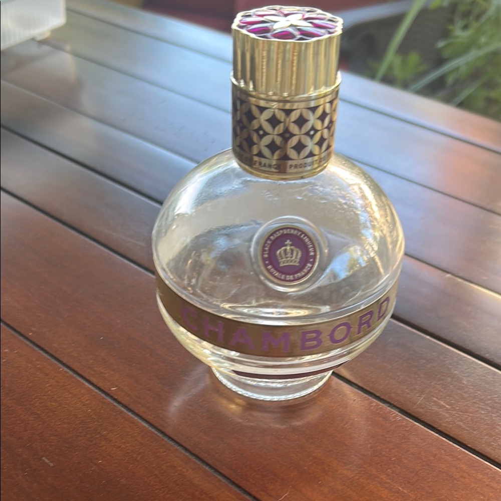 Chambord Liquer Bottle